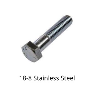 18-8 Stainless Steel Hex Head Cap Screws