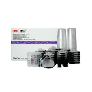 3M PPS Series 2.0 Spray Cup System Kits (Lids & Liners)