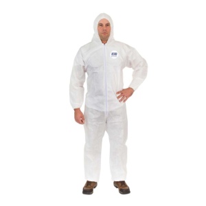 BodyFilter 95+ Coveralls with Attached Hood and Elastic Wrists/Ankles