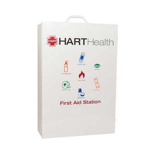 Empty Metal First Aid Cabinets