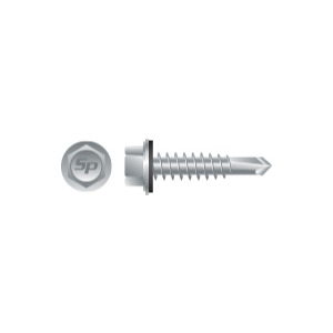 Indented Hex EPDM Washer Head Self Drilling TEK Screws