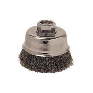 Internally Threaded Crimped Steel Wire Cup Brushes