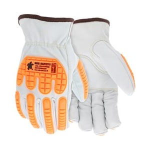 MCR Safety 36136KDP CutPro Goatskin/TPR Back A5 Cut Resistant Drivers Gloves