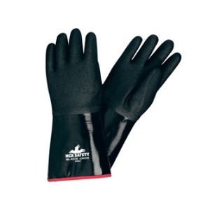 MCR Safety Black Jack Neoprene Chemical Resistant Gloves