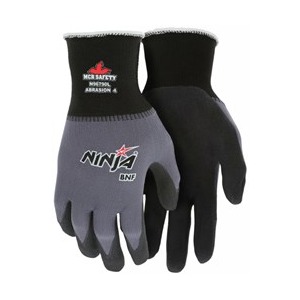 MCR Safety N96790 Ninja Breathable Nitrile Foam with NFT Dipped Gloves