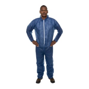 Polypropylene Coveralls with Standard Collar and Elastic Wrists/Ankles