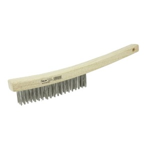 Stainless Steel Fill Curved Handle Scratch Brushes