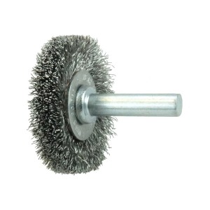 Stem Mounted Crimped Steel Wire Wheel Brushes