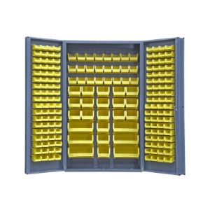 Industrial Storage Cabinets with Bins