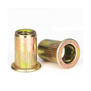 Large Flange Ribbed Rivet Nuts