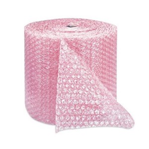 Pink Anti-Static Bulk Bubble Wrap Rolls