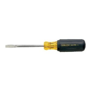 Stanley® 100 Plus® Vinyl Grip Round Blade Standard (Slotted) Tip Screwdrivers