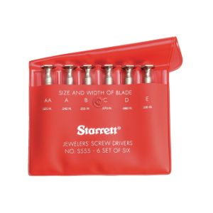 Starrett Series 555 Jewelers` Screwdriver Sets