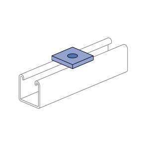 Strut Channel Square Plate Fittings